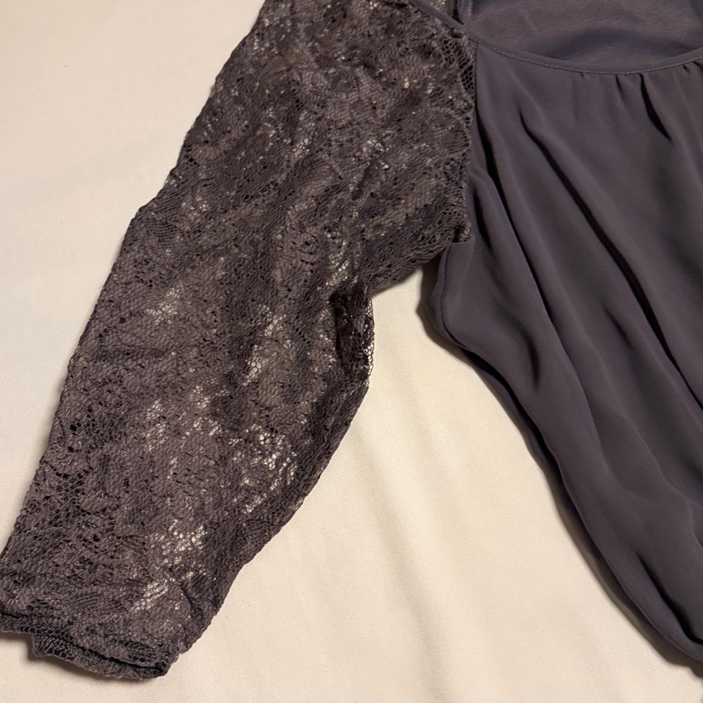 Speechless Charcoal Gray Dress - Picture 3 of 10
